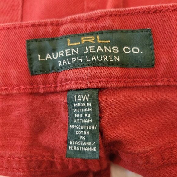 LRL Lauren Jeans Co Modern Straight Ankle (Size 14W) - Picture 4 of 4